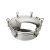 304不锈钢卫生级式压力人孔 圆形人孔门 食品级手轮式人孔盖 Φ450吊环