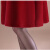 ECOZXM喜婆婆婚宴时尚礼服冬季加厚加绒本命年妈妈春秋洋气水貂绒外套中 红色（外套+打底衫） M建议90-105斤