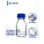 蓝盖试剂瓶GL45蓝盖瓶250 500ml广口螺口瓶棕色丝口瓶玻璃 150ml【透明GL45】