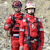 新式工作服消防服套装应急抢险救援服作训服耐磨套装套装男 红条腰带均码 M170115135斤