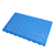 倍坚特 塑料防潮板垫仓板货垫 加厚拼接户外工业地台塑胶防潮垫卡板小托盘蓝色1000*600*48mm