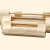 苏识 AF013 中式仿古黄铜横开挂锁老式锁头复古刻花古代横插销锁木箱子锁 7.5厘米黄铜色（间距4.4CM) 把