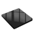 黑色超薄开关暗装86型有机玻璃镜面家用一开五孔插座面板 四开单控（超薄有机玻璃）