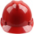 梅思安 10245138 V-Gard标准型ABS安全帽 一指键帽衬 红色 均码 1顶装(效期不超过3个月)