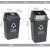 途百灰色摇盖垃圾桶其他垃圾户外带盖小区办公分类垃圾箱塑料翻盖垃圾桶40L