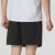 耐克（Nike）短裤男子2024夏季新款梭织透气运动休闲宽松网眼布衬里美式五分裤 FN3308-010黑色/刺绣logo L