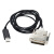 FTDI USB转DB25 25针 公头 爱普生Epson TM-T88V 232串口打印机线 DB9款(无芯片) 1.8m