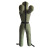 康行健 模拟演戏训练双腿假人 擒拿格斗考核参考规格 高160cm 重35kg 军绿色