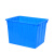 带盖塑料水箱加厚养殖箱分拣箱胶箱海鲜水产长方形收纳整理塑料储物周转箱 红色+盖子-90L【670*450*355mm】