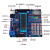 （散件）51单片机开发板学习板实验板组件电子入门焊接成品套件52 51单晶片成品+DS18B20温度+步进