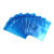 蓝色VCI气相防锈包装袋平口防锈PE袋金属零部件海运出口防锈袋防潮防腐防锈袋 PE+VCIi 蓝色防锈自封袋双面20丝100个 9*13cm