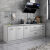 家易澳2024新款整体厨房橱柜灶台柜一体简易组装家用石英石台面小户型储 80右单水池