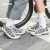 亚瑟士（asics）ASICS跑步鞋女鞋缓震耐磨运动鞋舒适透气跑鞋 GEL-EXALT 2 深灰色/银色 37.5