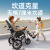 香港品牌电动轮椅折叠轻便智能全自动残疾人老人专用代步车 【6】低靠背/40安锂电池/续航55公里/四轮减震