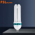 佛山照明(FSL)E27螺口5U节能灯泡T5三基色荧光灯泡105W白光6500K 10个装