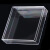 定制透明塑料小盒子 正方形 标本盒收纳盒 首饰包装盒 PS胶盒有盖 透明7.9*7.9*2.5cm