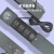 岛台嵌入式插座 桌面隐藏滑盖式多功能排插办公桌USB无线充电插排 单开【哑黑】3三孔(带1.8米电源线)