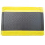 金诗洛 防疲劳地垫 黑底黄边0.9m×0.6m×20mm   耐油橡胶垫 站立防疲劳垫 KT-121