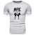 iosnufc短袖UFC格斗T恤夏季新款男士圆领T恤欧美风格男士T恤 黑色 M