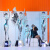 未来姬雕塑空山基摆件机械姬艺术人物大型落地酒吧网红坐姿装饰品 飞天姬 翅膀(喷漆款)高262cm