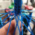 适用于蓝精灵高空作业安全绳蜘蛛人专用外墙清洗主绳耐磨滑板绳涤纶大绳 12毫米粗100米长