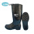 朗莱斯特高筒雨鞋劳保PVC耐酸碱防护靴温氏养殖场防滑水鞋 黑色 42 