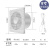 排气扇厨房家用卫生间浴室抽风机百叶窗换气扇墙壁排风扇强力静音 F20送止回阀+插头线
