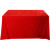 鸣固 （红色）绒布桌裙台布 2*2.5米  ZH1035