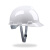 HKFZ5只装安全帽男工地施工领导安全头盔国标加厚ABS透气定制logo印字 白色5只国标加厚
