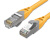 适用PLC编程电缆通讯下载线以太网线 超六类双屏蔽高柔 紫色 1m