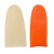一次性手指套乳胶橡胶防护指头套加厚耐磨无尘防滑保护套 橘色防滑（300只） S