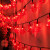 太阳能新年灯笼灯串过年春节装饰天阳台楼顶露台户外布置围栏 插电款10米100灯-暖光