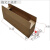 长条纸箱1米110cm包装盒回音壁滑板车模特搬家长方形加硬牛皮纸箱 超长55*16*16cm 5层加硬材质厚度5mm