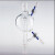 东部工品 双节门溶剂蒸馏头高硼硅玻璃化学实验室仪器 上：24/40下：24/40容量：500ml 规格