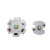 举焊LED 3535白光3W/5W CREE-XPE白光Q5 暖白LED手电灯珠强光带底板 灯珠焊接(20MM底板) 5  黄