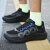 SAUZ索家-轻酷追光新款运动鞋男女轻便透气防滑爆米花软底减震跑步鞋 黑色（男款） 42