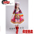 笙冉女童藏族舞蹈演出服装女少数民族特色服装儿童服饰西藏表演服水 大红短袖 头饰 鞋套 130cm