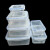 密封罐圆形塑料透明级PP加厚长方形保鲜盒杂粮杂粮收纳盒坚果 C05长方形【20.5X13.5X8】1.2升