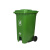 定制适用240L户外垃圾桶大号环卫脚踏式商用加厚大码塑料大型分类桶大容量 100中间脚踏-加强型（军绿