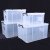张氏艺佳 透明收纳箱塑料整理箱储物收纳盒周转箱 40L: 43.5*29*25cm