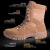 五星盾 21作战靴 新式高帮透气耐磨超纤皮户外军训特种作战登山沙漠战术靴 棕色44