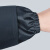 聚远（JUYUAN）防尘工作服带面罩头套打磨专用分体全身连帽防护服 上衣+裤子 黑色L码  一套价