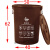 上海垃圾分类垃圾桶大号干垃圾湿垃圾户外圆形咖啡色棕色厨房物业 棕色100升湿垃圾有盖