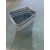 果皮箱适用户外不锈钢内胆收纳铁桶圆桶镀锌板内桶方形加厚垃圾桶 方桶33*33*43.5高