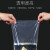 赫思迪格 加厚透明PE高压平口袋 内膜塑料袋 包装袋子10丝 18*25cm(100个) HGJC-50