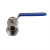 不锈钢内螺纹球阀 产品型号：Q11F-16P；规格：DN15；阀体材质：304