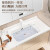 顾家家居（KUKA）浴室柜陶瓷一体盆卫生间洗脸洗手池盆柜组合洗漱台G-06815B080XBJ
