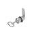 福奥森 三角电箱锁电柜门锁配电箱机柜设备锁  锁心长度60mm小钥匙