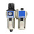 气源处理器油水分离过滤器二联件GFC200-08 300-10 400-15 GFC30015A自动排水 默认