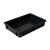 防静电箱 防静电方盘 黑色塑料零件盒电子元件物料盒胶箱胶框 2号方盘44029580mm（2个）
